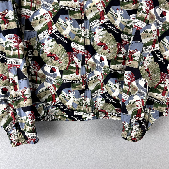 Vintage Tail Golf Bomber Jacket Womens Small Full Zip Allover Print USA Made - Picture 3 of 15